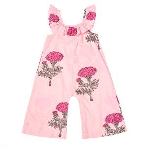 Pink Chicken Pink Floral Kids Matching Set